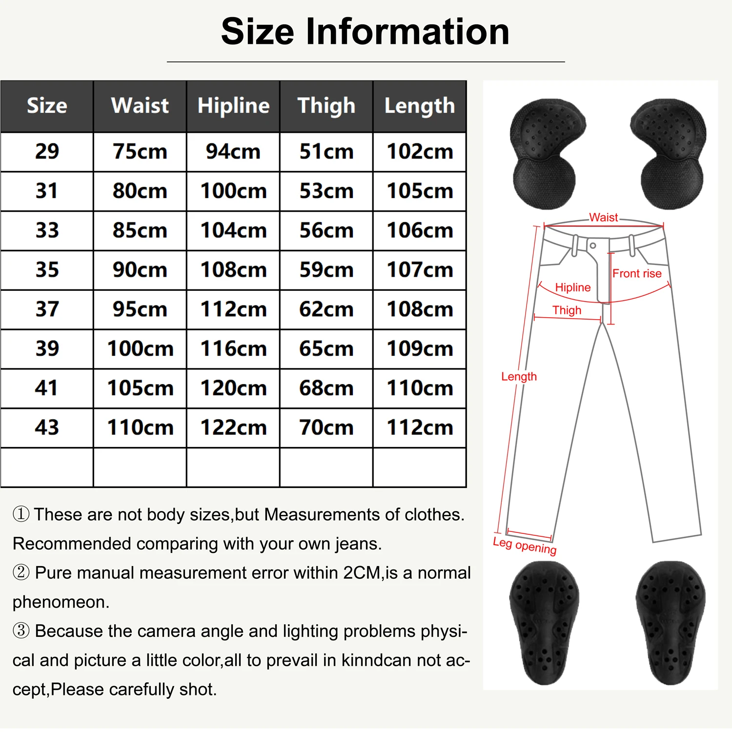 LOMENG Motorcycle Riding Jeans Motorbike Racing Pants with Safety CE Removable Armored for Men LMPM48