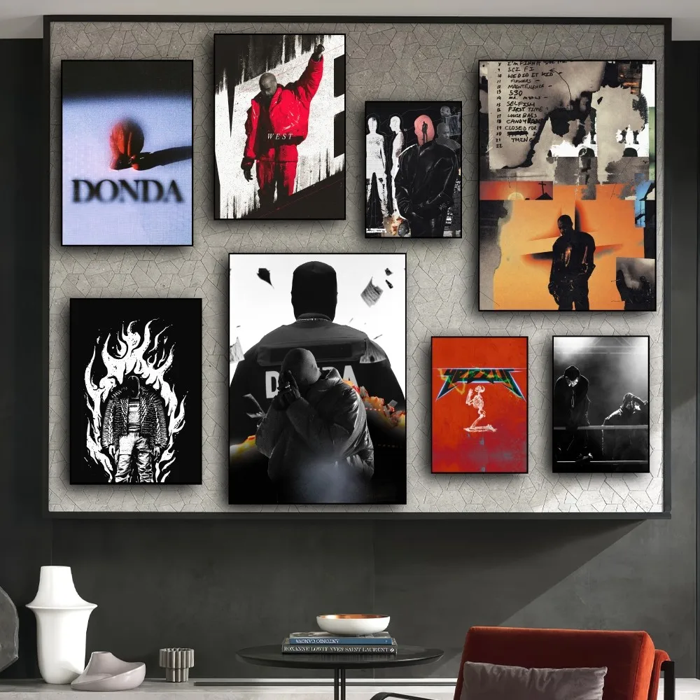 Постер Kanye West Donda настенные наклейки картины для гостиной украшение дома