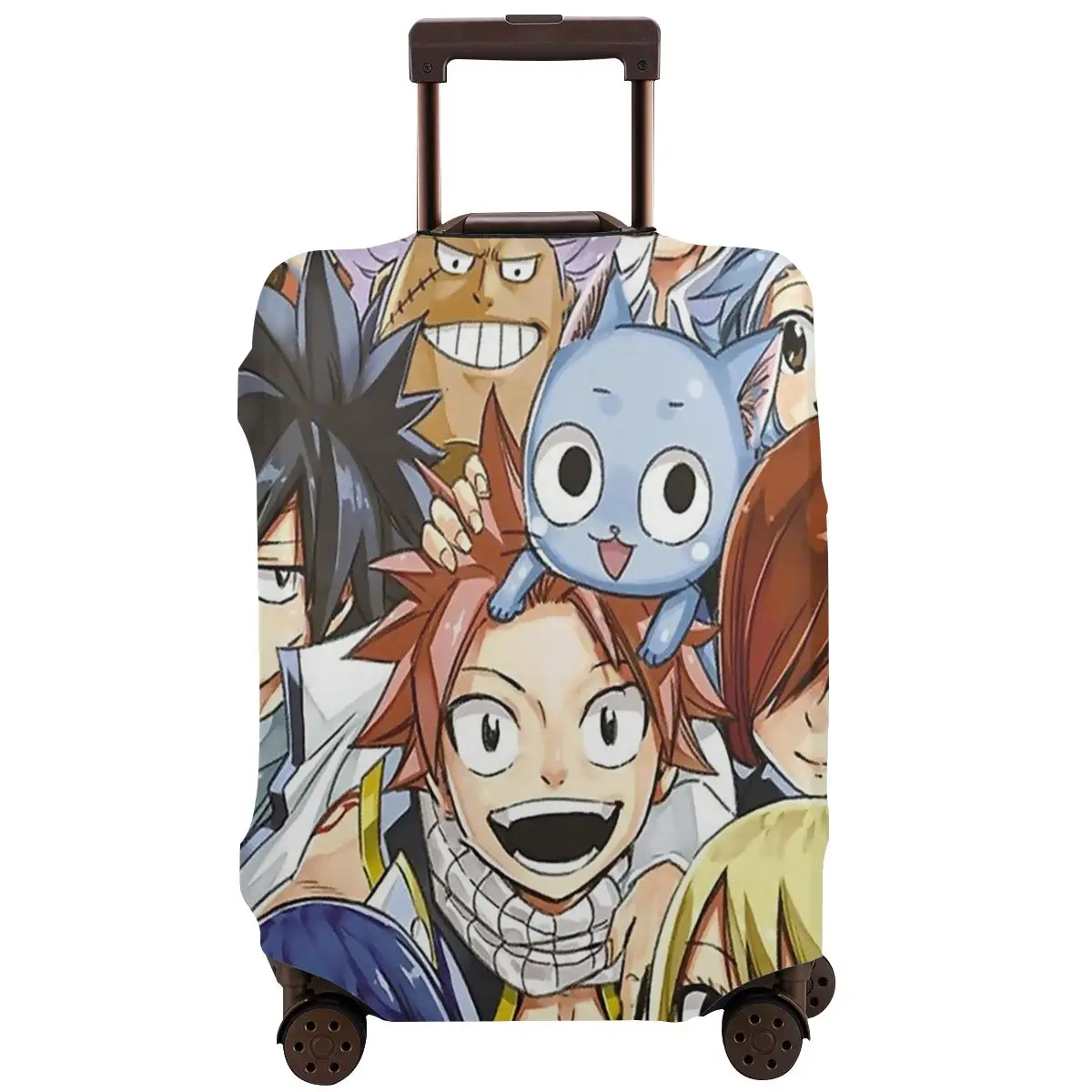 

Fairy Tail Washable Luggage Protective Cover Luggage Protective Case Travel Elastic Dust Case Polyester Baggage Fit 18 to 32Inch