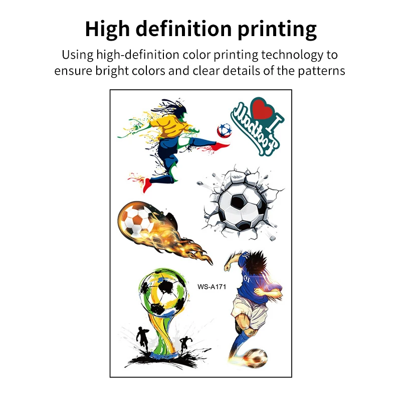 Спортивные наклейки с защитой от пота для любителей футбола Идеально подходят