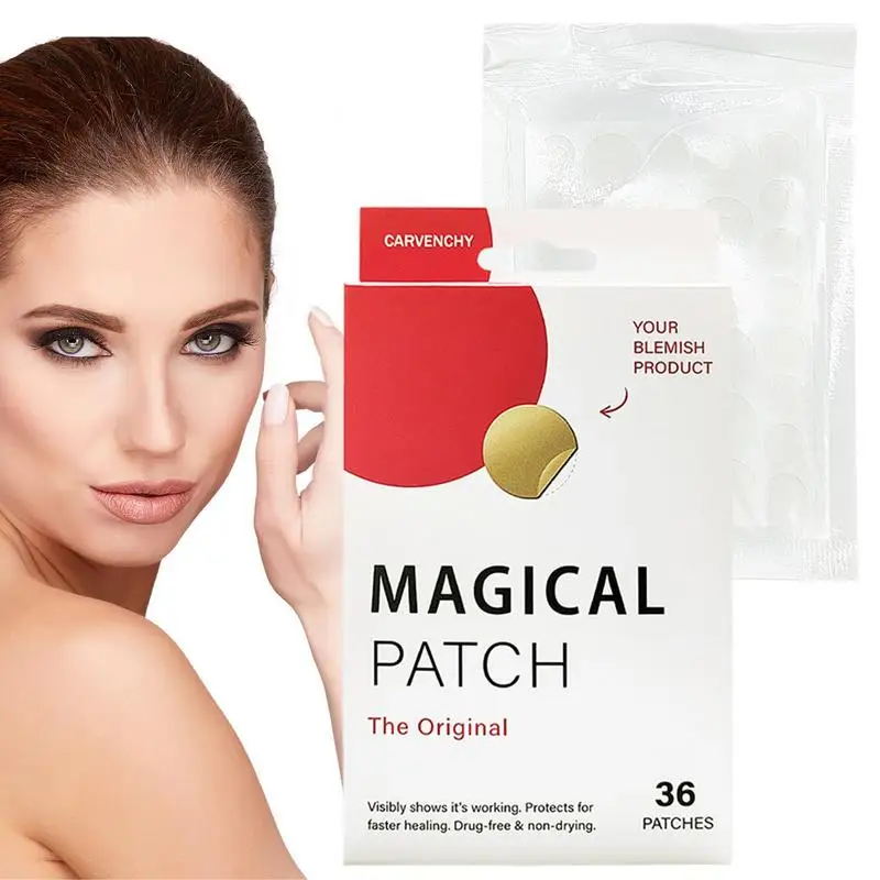 

Пластыри для прыщей, пластырь для проблемы с кожей, 36 шт., быстрое заживление, Лечение пятен, предварительно раздраженные и всплывающие пятн...