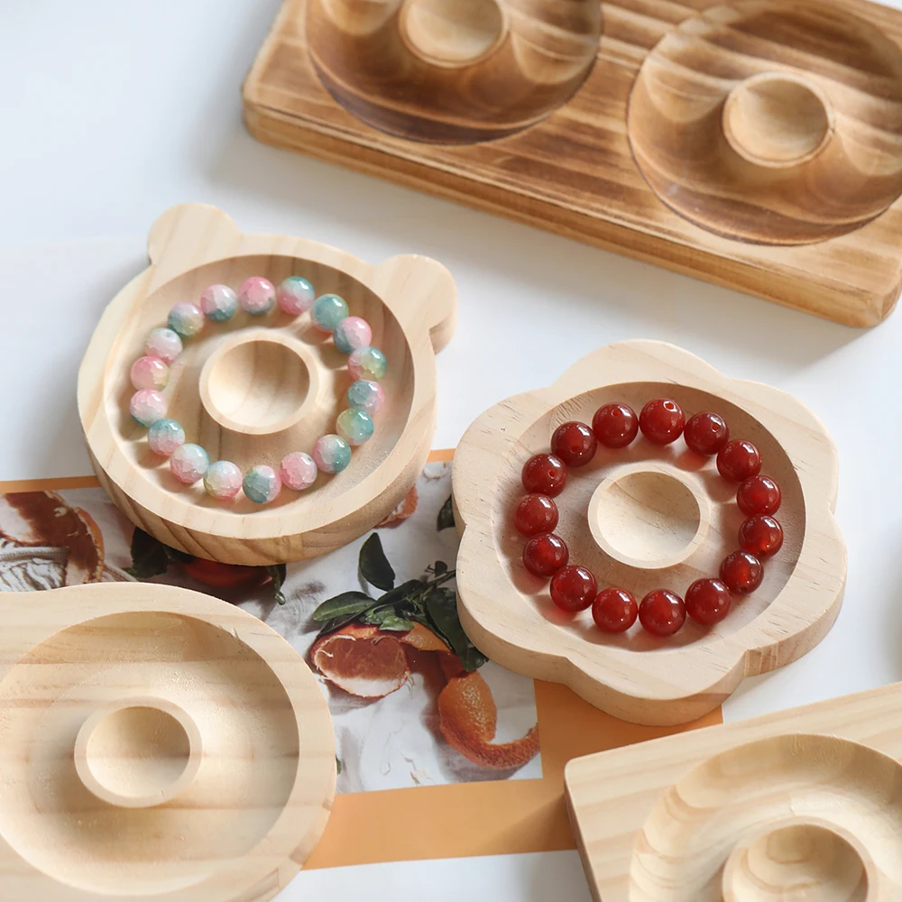 Деревянная доска для бисероплетения подходящая подставка браслета