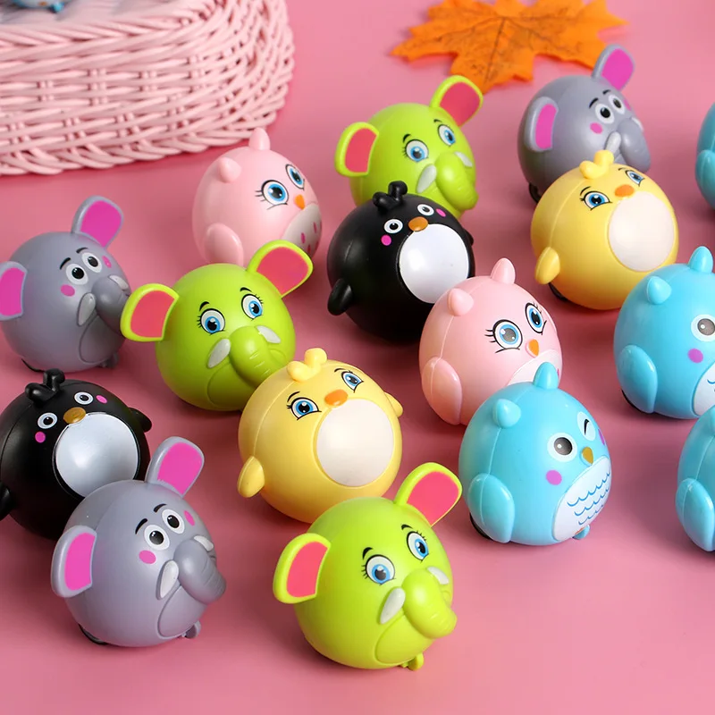 

Набор игрушечных автомобилей с мультяшными животными 6 шт.