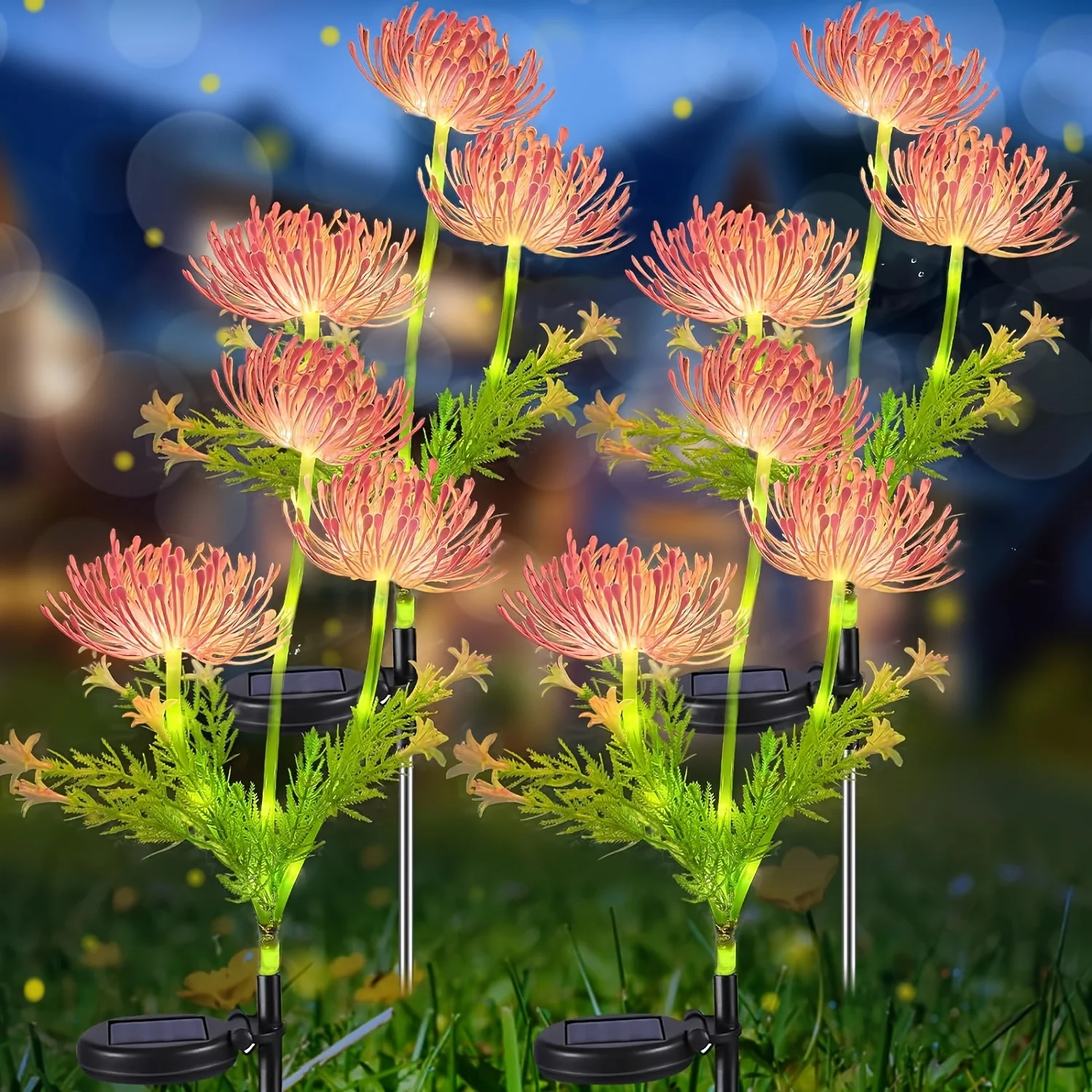 1 шт. солнечные садовые фонари солнечные цветочные фонари солнечные ...