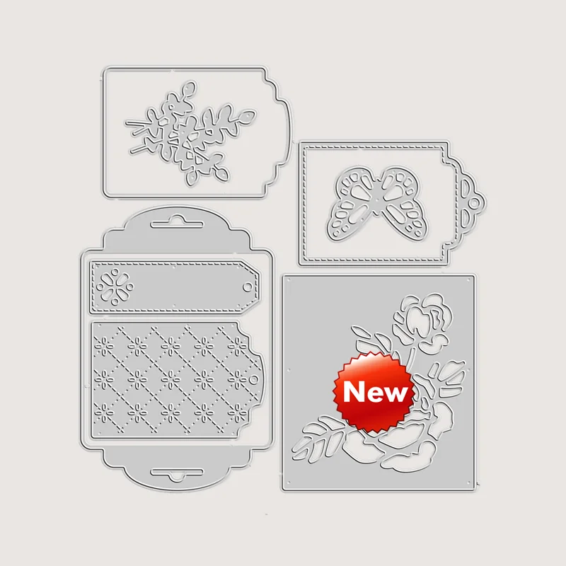 

Latest 2022 Catalog Metal Cutting Die Scrapbooking For Paper Making Rose Flower Label Decoration Embossing Frame Card Craft