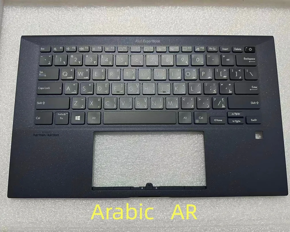 Фото Клавиатура ноутбука US/RU/AR/SP/LA для ASUS ExpertBook B9400 B9450 B9450F B9450FA с подсветкой и корпусом C №4