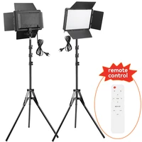 led photo studio light for youbute game live vlog video photographic lighting with remote recording photography panel fill lamp