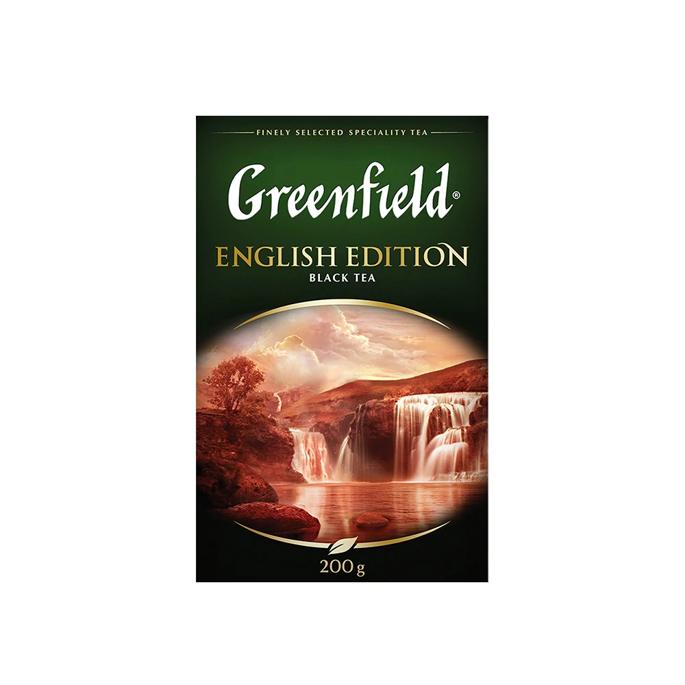 Greenfield English Edition чай черный листовой 200 г | Продукты