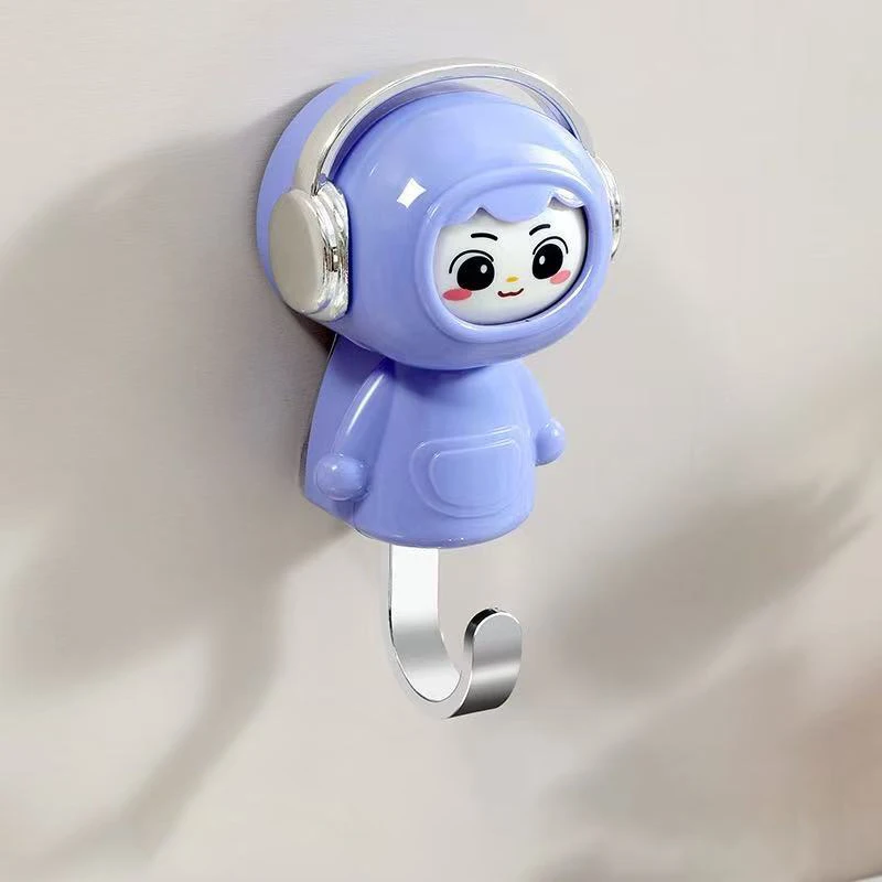 Мультяшный розовый крючок из поликарбоната