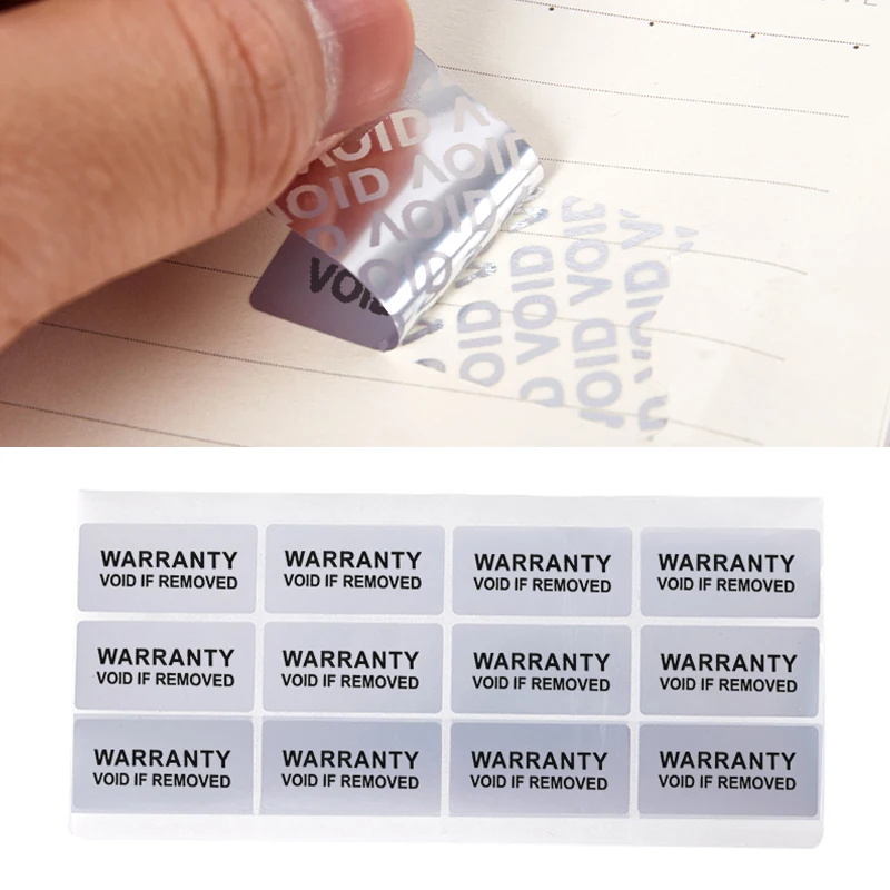 

100pcs Warranty Protection Sticker (40mm*20mm) Tamper Proof Void Label Stickers