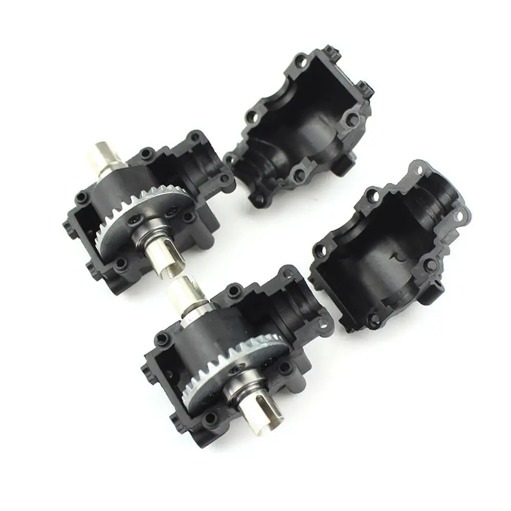 

2 Sets Differential And Gear box for Wltoys 144001 1/14 4WD 124018 124019 High Speed Racing RC Car Vehicle Models Parts