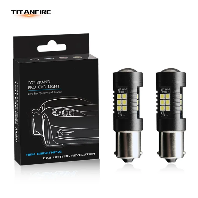 

ZK30 2Pcs 1156 BA15S P21W LED BAU15S PY21W BAY15D LED Bulb 1157 P21/5W R5W 21pcs 3030SMD Auto Lamp Bulbs Car LED Light 12V - 24V