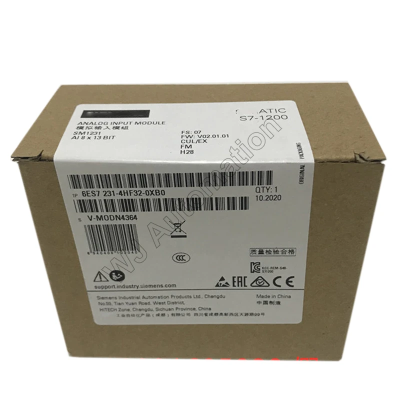 Аналоговый входной модуль Plc 6ES7231-4HF32-0XB0 Стандартный вход SM 1231 6es7 231-4hf32-0xb0 8 |