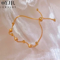 oyjr kpop beads bracelet for women charm bracelets pull out adjustable wristband pulseras verano 2022 jewellery accessories