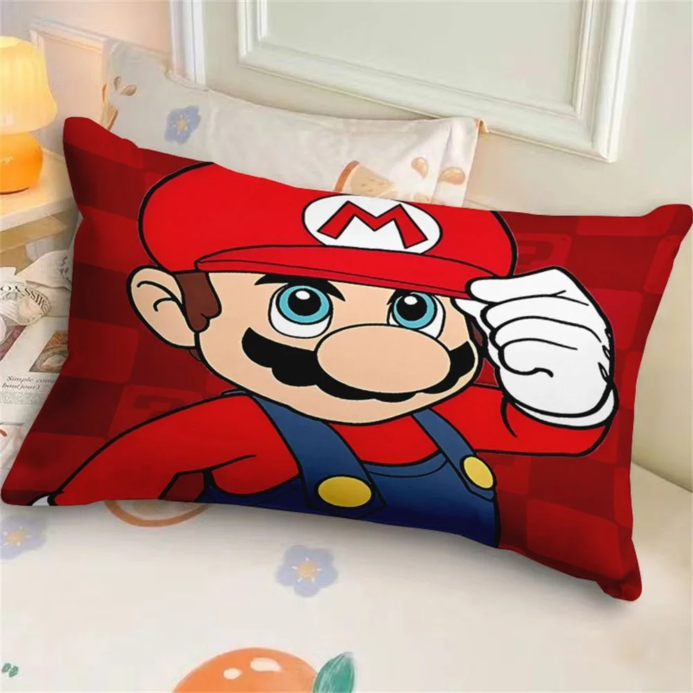 Декоративные наволочки MINISO с принтами Марио из полиэстера велюра марио пьюзо крестный отец
