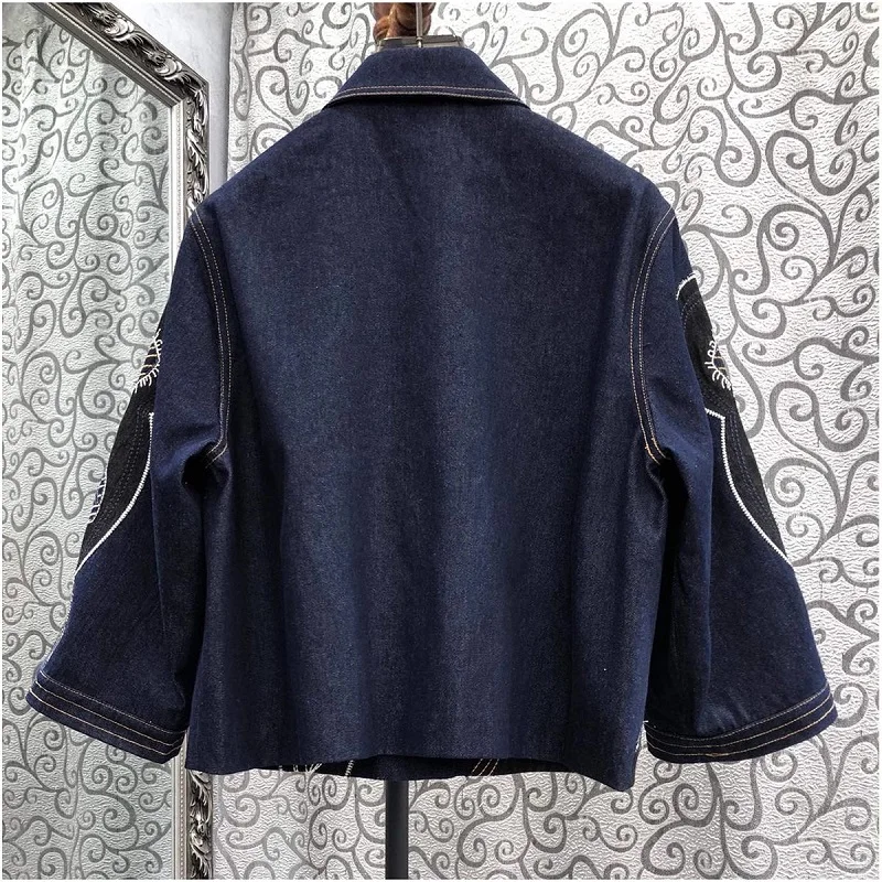 Новые джинсовые пальто высокого качества весенние куртки 2025 года женские