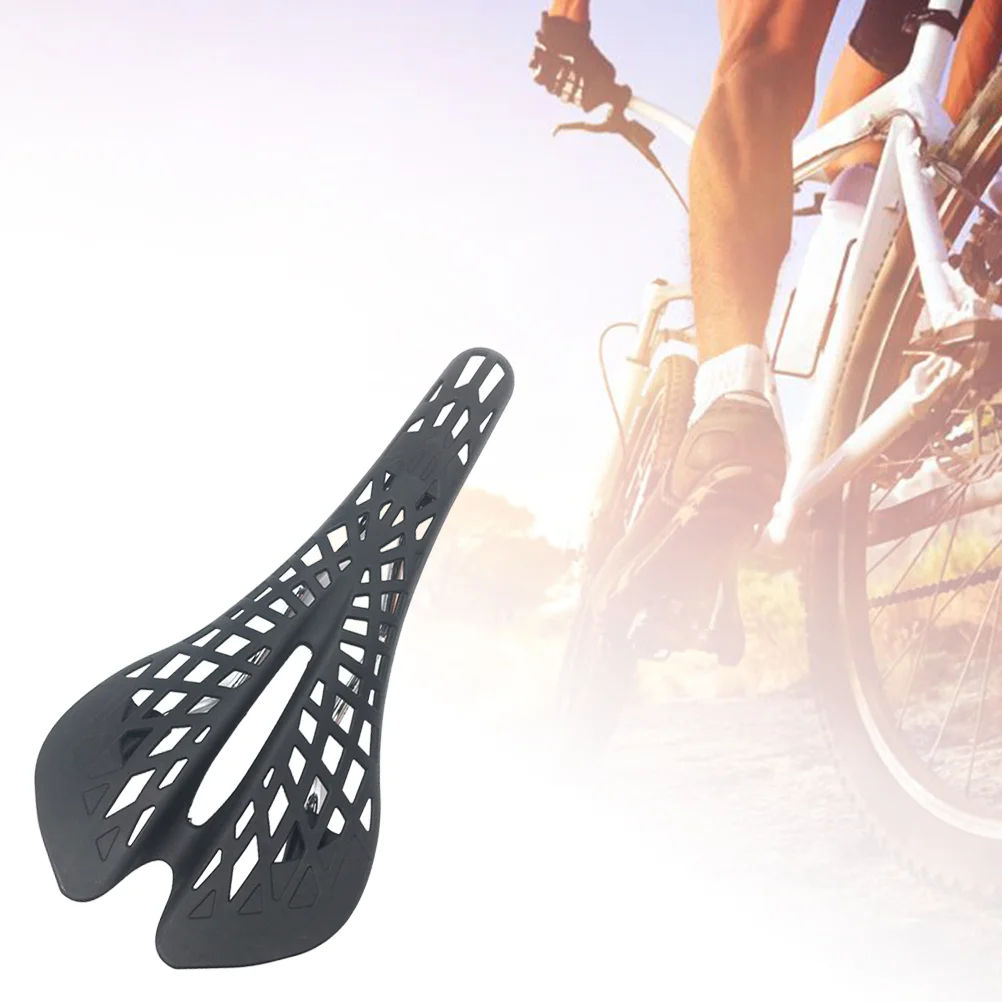 

2pcs Creative Spider Web Saddle Hollow Seat for Man Woman Male (Black)