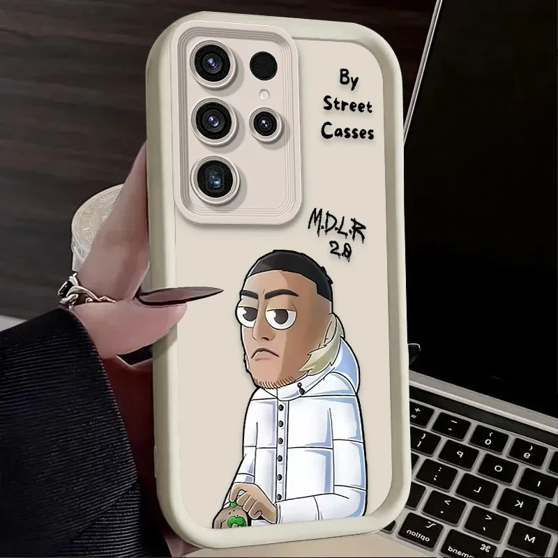 Фото Чехол M-Morad MDLR Rapper для Samsung Galaxy S23 S24 S25 Ultra S22 S21 Plus FE A36 A56 A26 A16 A06 A15 A25 A35 A55 5G Soft Cover №5