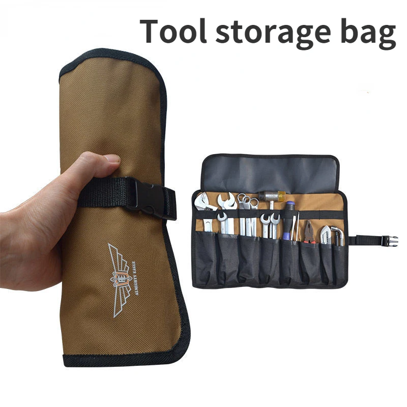 Tool Organizer Tool Backpack Canvas Tool Bag Roll Up Tool Ba