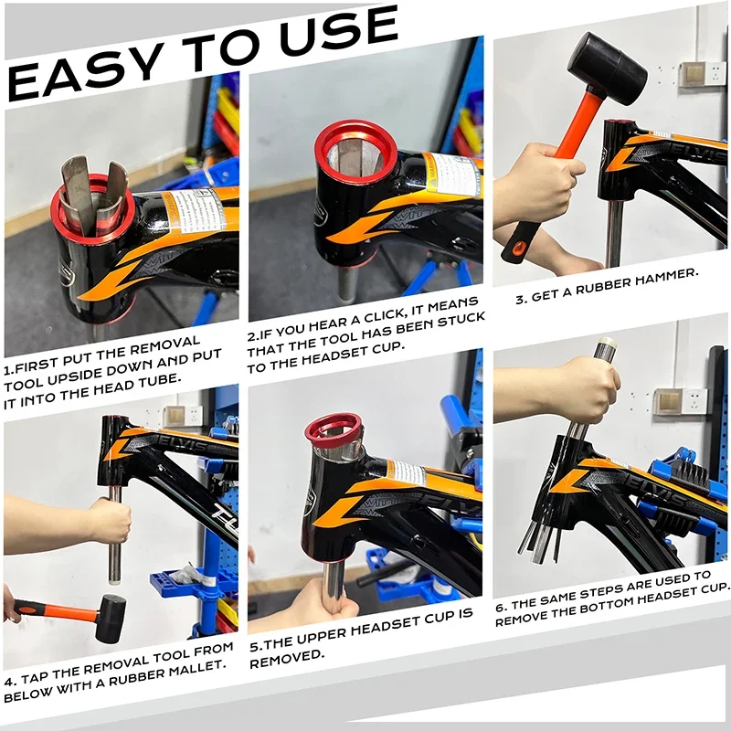 BUCKLOS Инструмент Для Снятия Велосипедной Гарнитуры Прочная Вилка Горного И