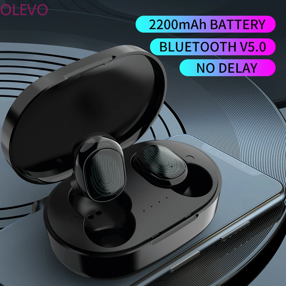 

TWS Bluetooth 5.0 Earphones 2200mAh Charging Box Wireless Headphone 9D Stereo Sports Waterproof Earbuds Headsets With Microphone