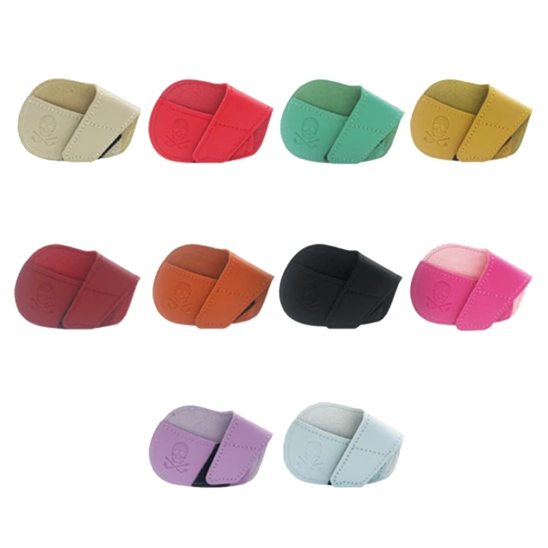 

PU Leather Golf Iron Head Covers with Tape Short Neck Golf Club Head Covers 094C