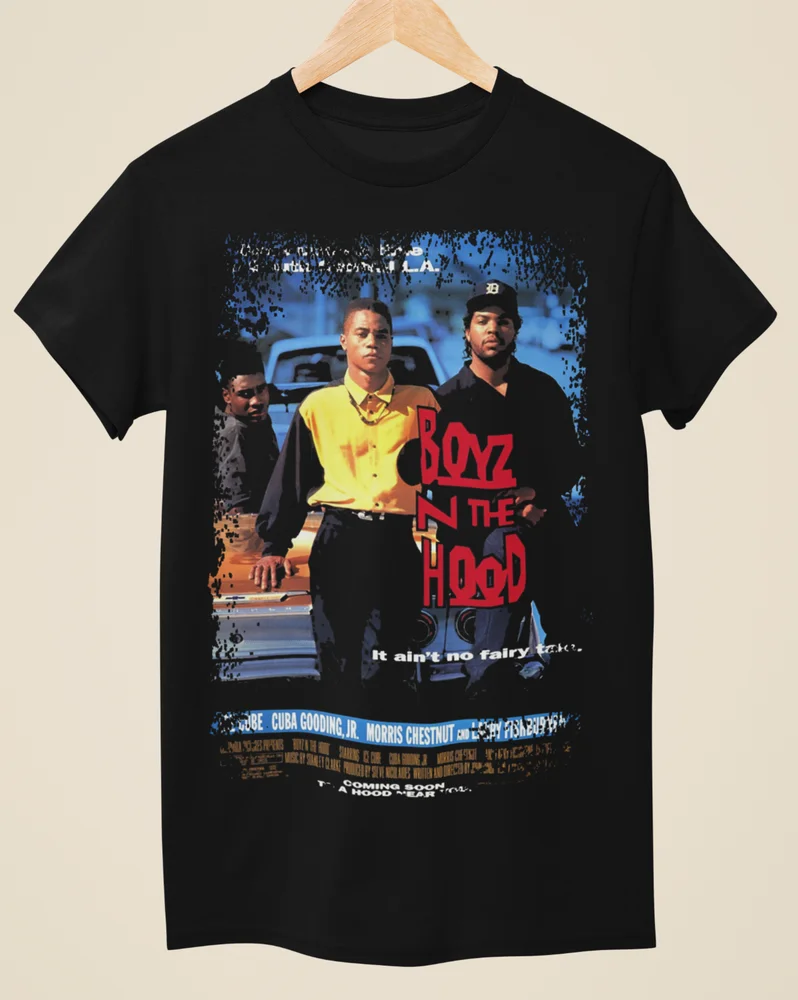 Boyz N The Hood — черная футболка унисекс в стиле постер фильма