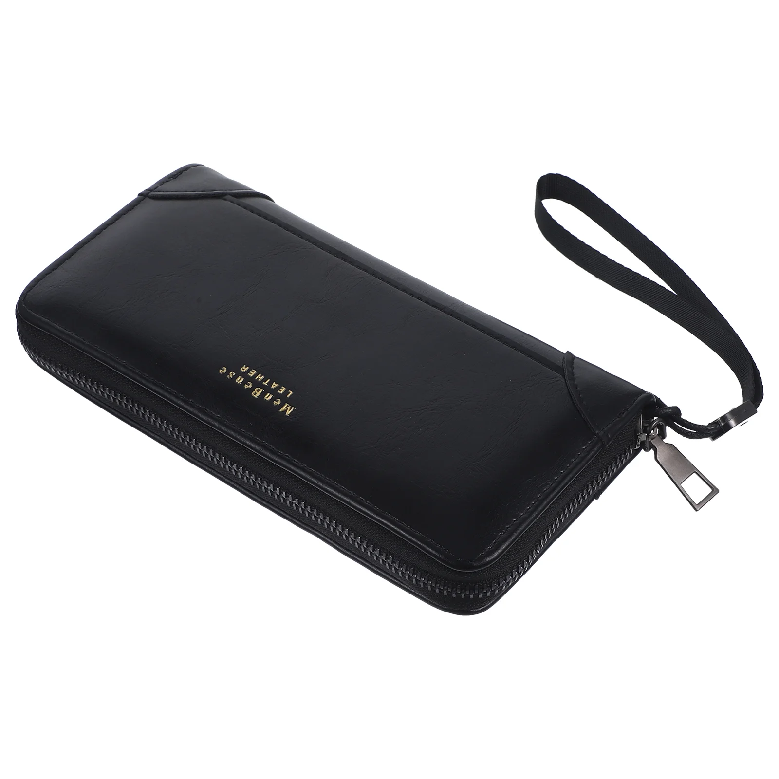 

Men Clutch Bag Zip Around Wallet Cards Tote Pu Holder Male Large Vintage Checkbook Wallets Fathers Day Gift