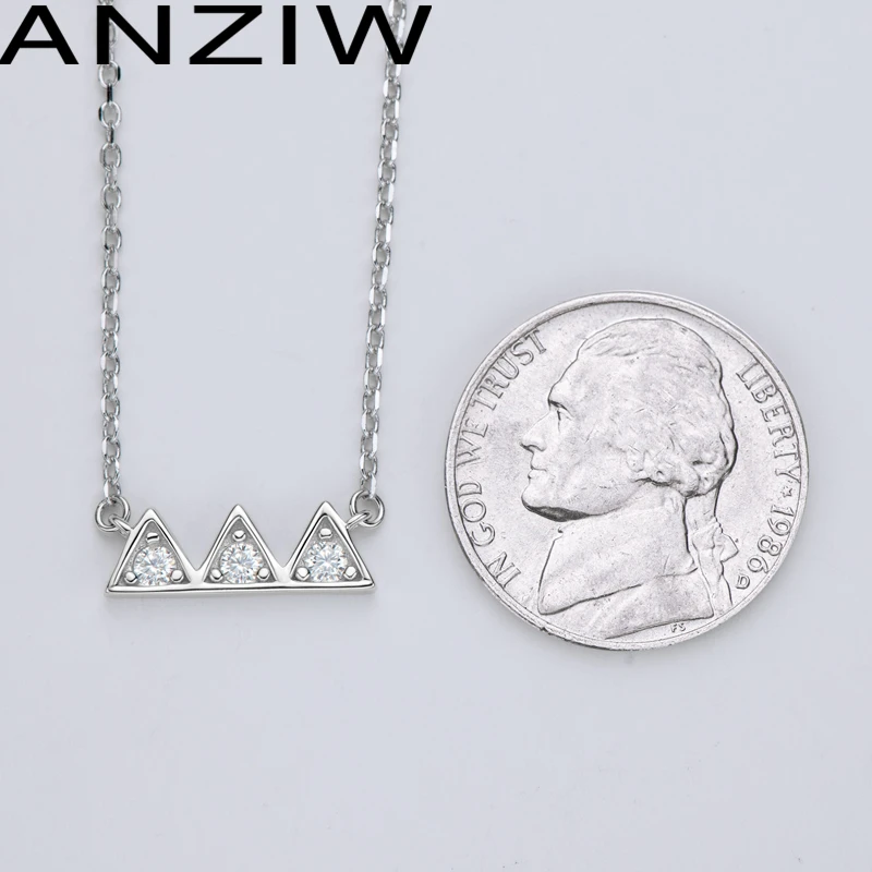 

Женское ожерелье из серебра 2022 пробы, с 3 камнями