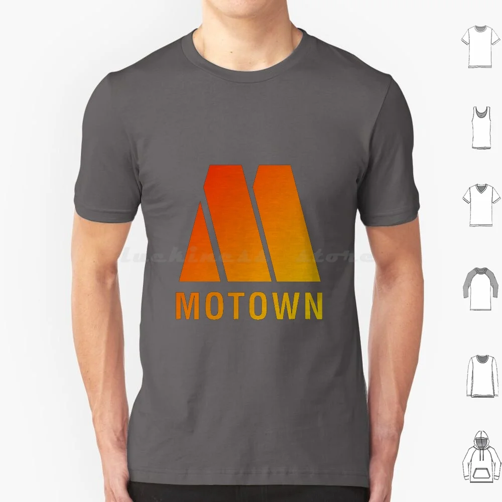 Motown Records-Logo T Shirt Big Size 100% Cotton Motown Records Logo Vinyl Label Music Soul Detroit Marvin Northern Soul Cool