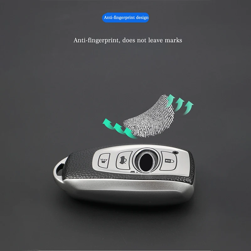 Чехол для автомобильного ключа из ТПУ с зернистой кожей Subaru BRZ XV Forester Legacy Outback