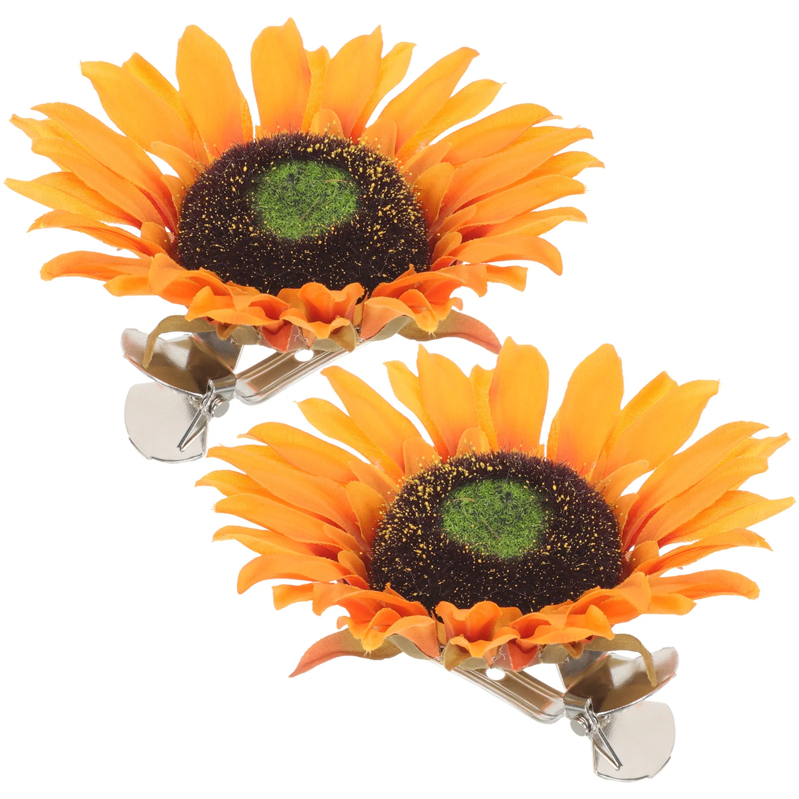 

2 Pcs Sunflower Curtain Clip Floral Ties Drapery Binding Strap Buckle Silk Cloth Tieback Clips Drapes Holder