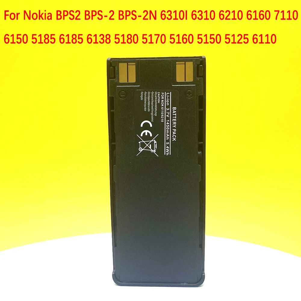 Новый оригинальный аккумулятор для Nokia BPS2 BPS-2 BPS-2N 6310I 6310 6210 6160 7110 6150 5185 6185 6138 5180 5170
