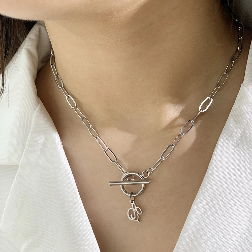 Изысканная подвеска на шею серебряного цвета роскошные ювелирные изделия