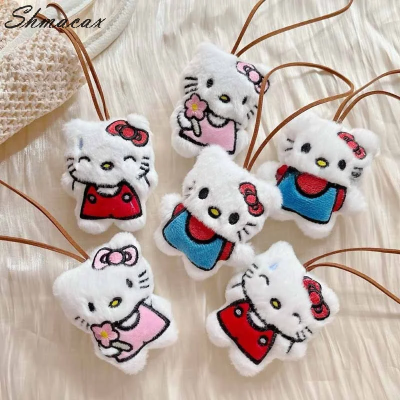 1 шт. мультяшная плюшевая наклейка с именем кошки КТ подвеска-брелок защитой от