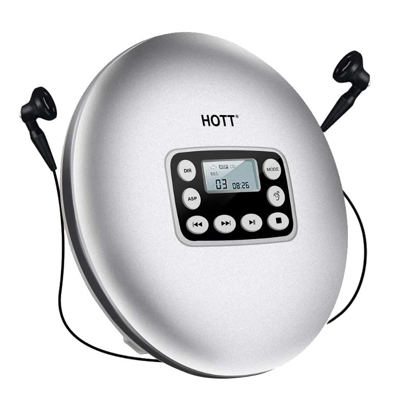 

Портативный Перезаряжаемый CD-плеер, компактный Профессиональный проигрыватель компакт-дисков без потерь, модный проигрыватель компакт-ди...