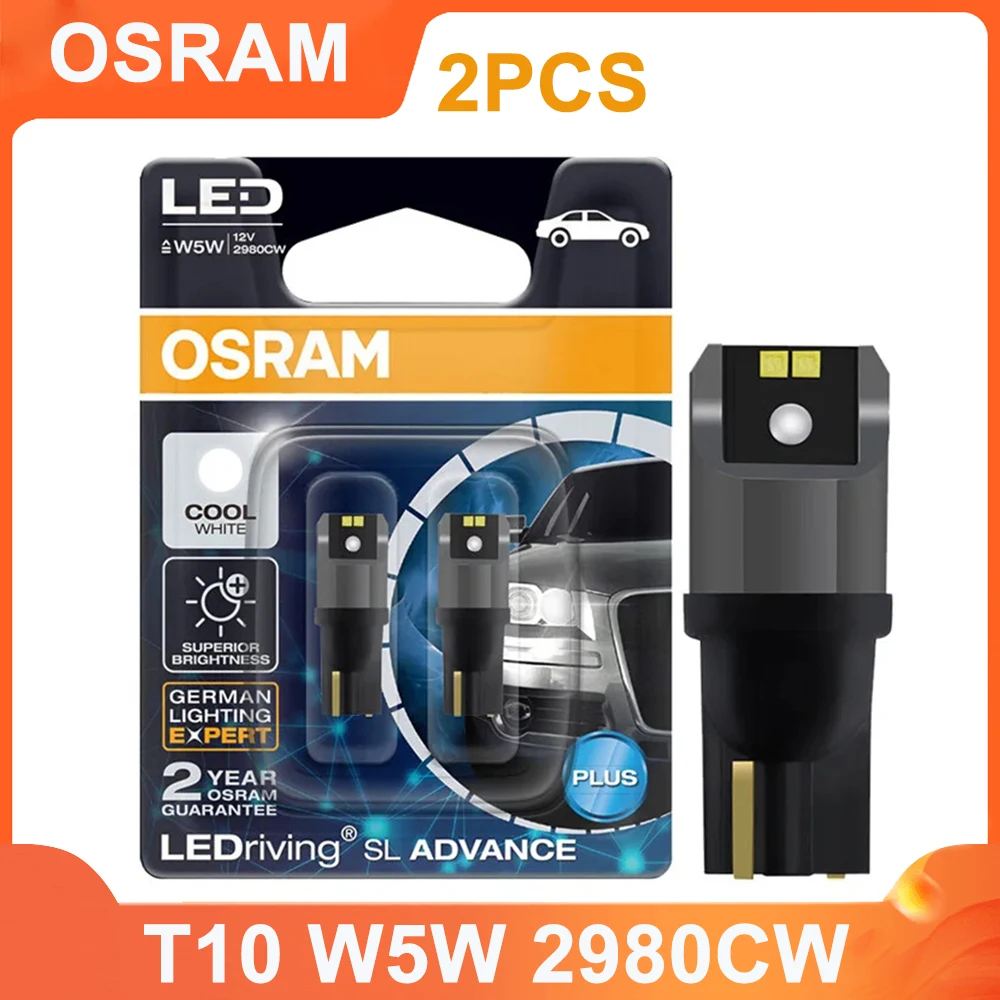 Лампы для автомобиля OSRAM T10 W5W 194 W2.1x9.5d LEDriving SL Advance 1 5 W 2980CW 6000K
