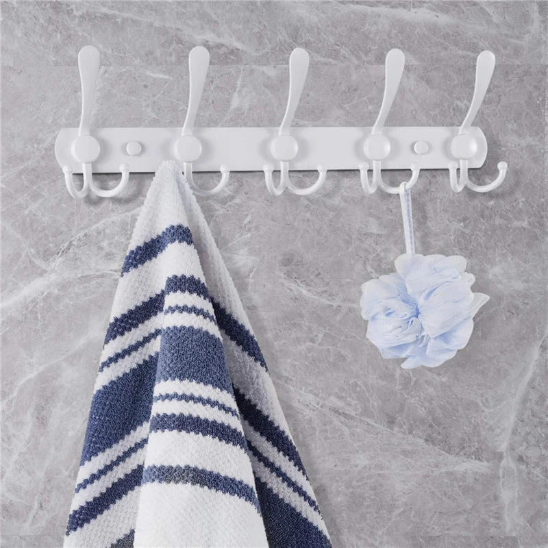 

Stainless Steel Wall-mounted Rack Hook Bracket Coat Cap Key Bathroom Bedroom Towel Wall Hook Racks Multifunction Hanger