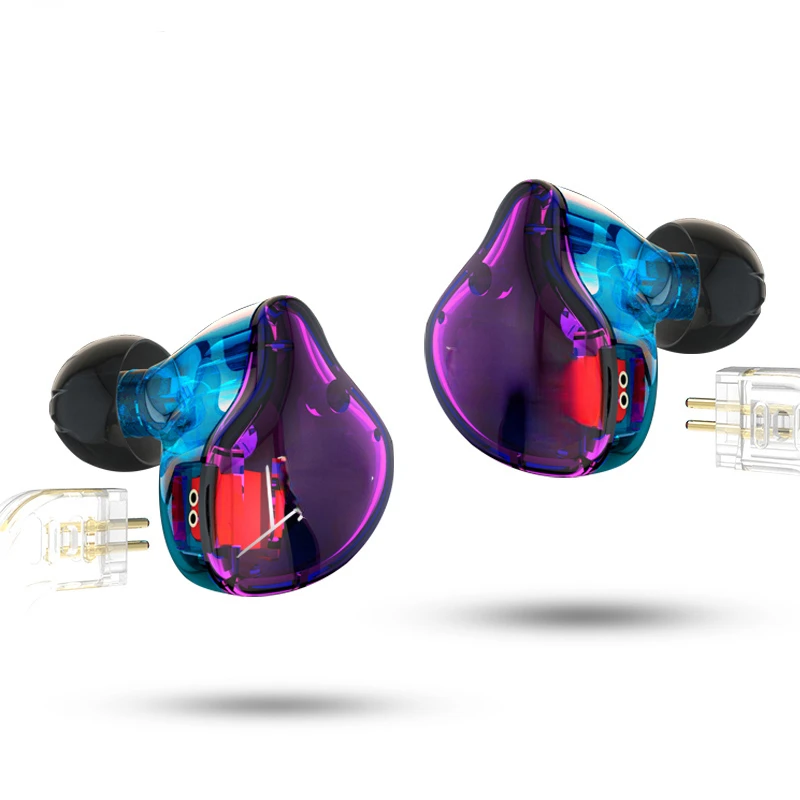 

ZST Hybrid Technology 1DD+1BA Earphones 3.5mm In Ear Monitors Noise Cancelling HiFi Music Sports Bass Earbuds Headset