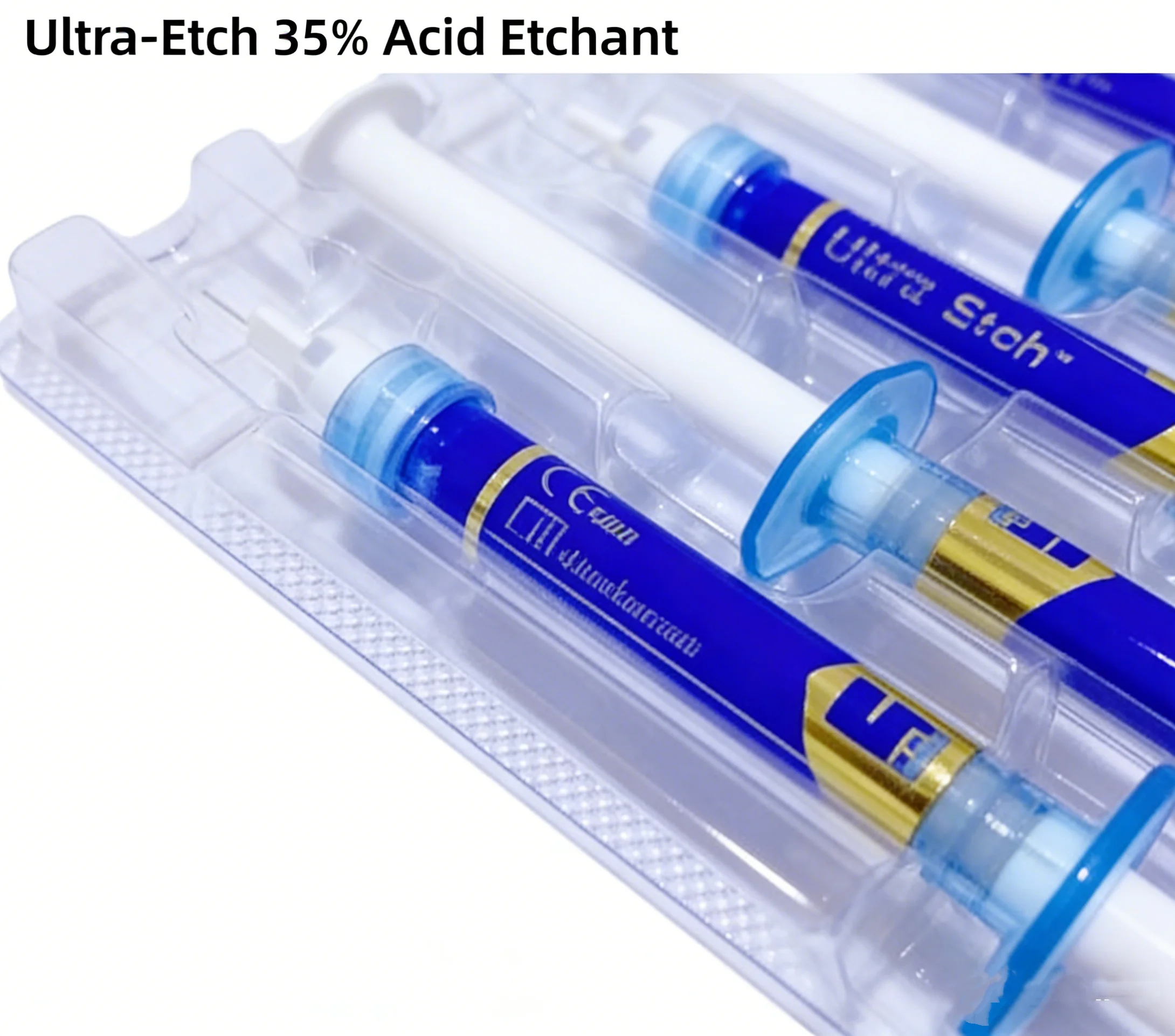 Фото Запись дентального кислотного состава EE. УУ. Ultra-Etch 35% кислотный гравировальный раствор, 1,2 мл/стик, насадка для нанесения, стоматологические материалы №2