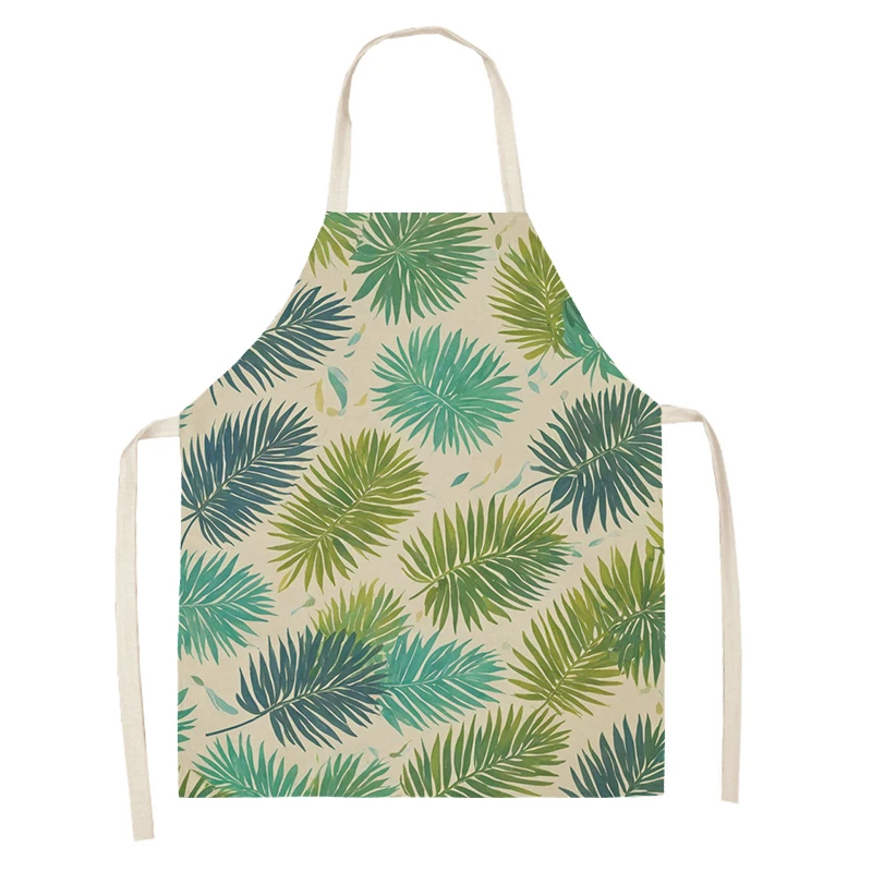 Льняной кухонный фартук для женщин большой размер