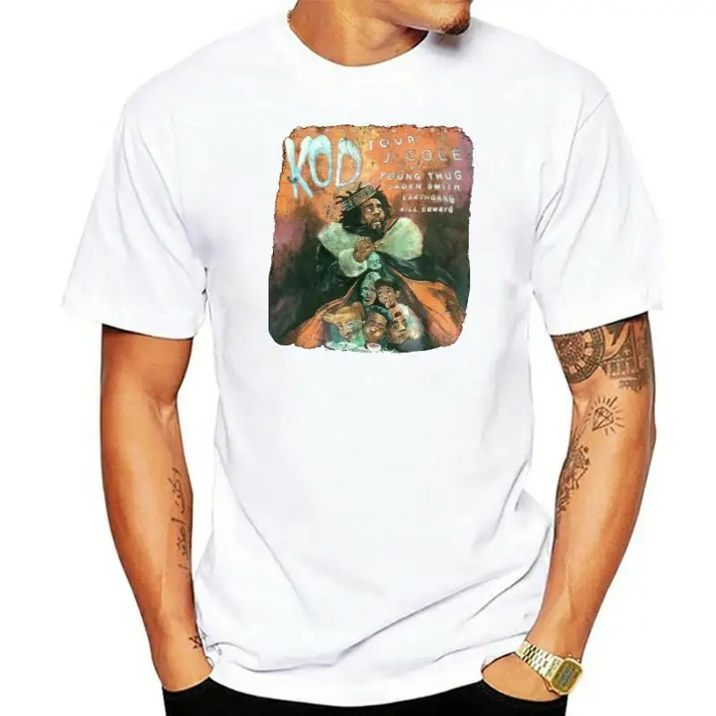J. Cole KOD Choose Wisely Tour 2022 Concert Black T-Shirt - Size S Short Sleeve O-Neck Cotton T shirt