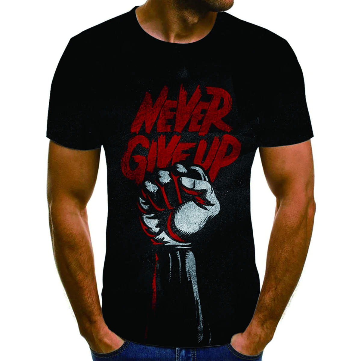 

2022 Four Seasons New Men's And Women's Street Hip Hop Style Short Sleeve Hot Graphics Simple And Generous 3D Printed T-Shirt