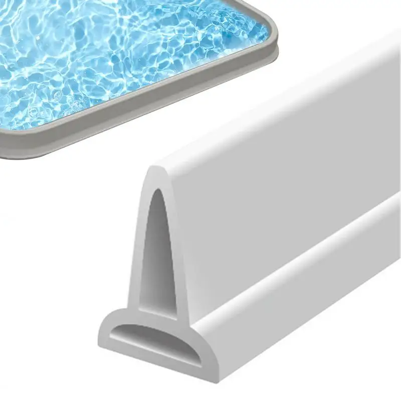 

1m Silicone Bathroom Water Stopper Flexible Shower Splash Guard Dry Wet Separation Waterproof Strip Water Retaining Strip