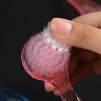 1pc round head nail powder clean brush manicure long handle dust cleaning brush manicure pedicure tool nail accessories