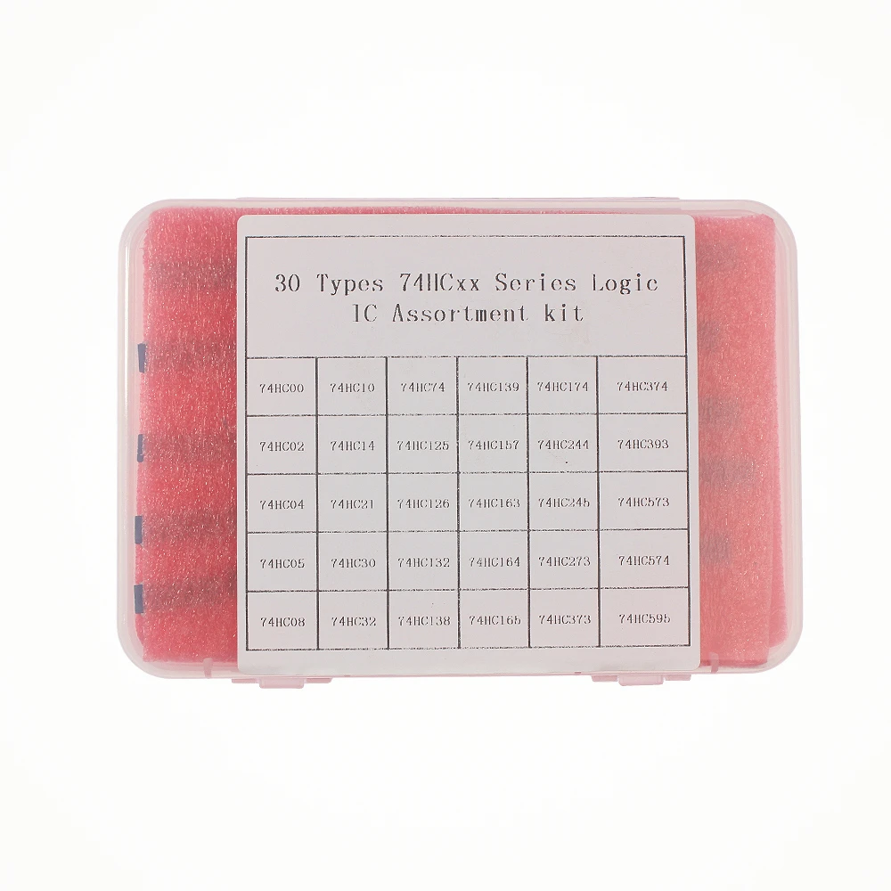 

74HC Logic ICs Integrated Circuits Electronic Kit,30 Values *1Pcs,74HC00 74HC02 74HC04 74HC05 74HC08 74HC10 74HC14 74HC21 74HC30