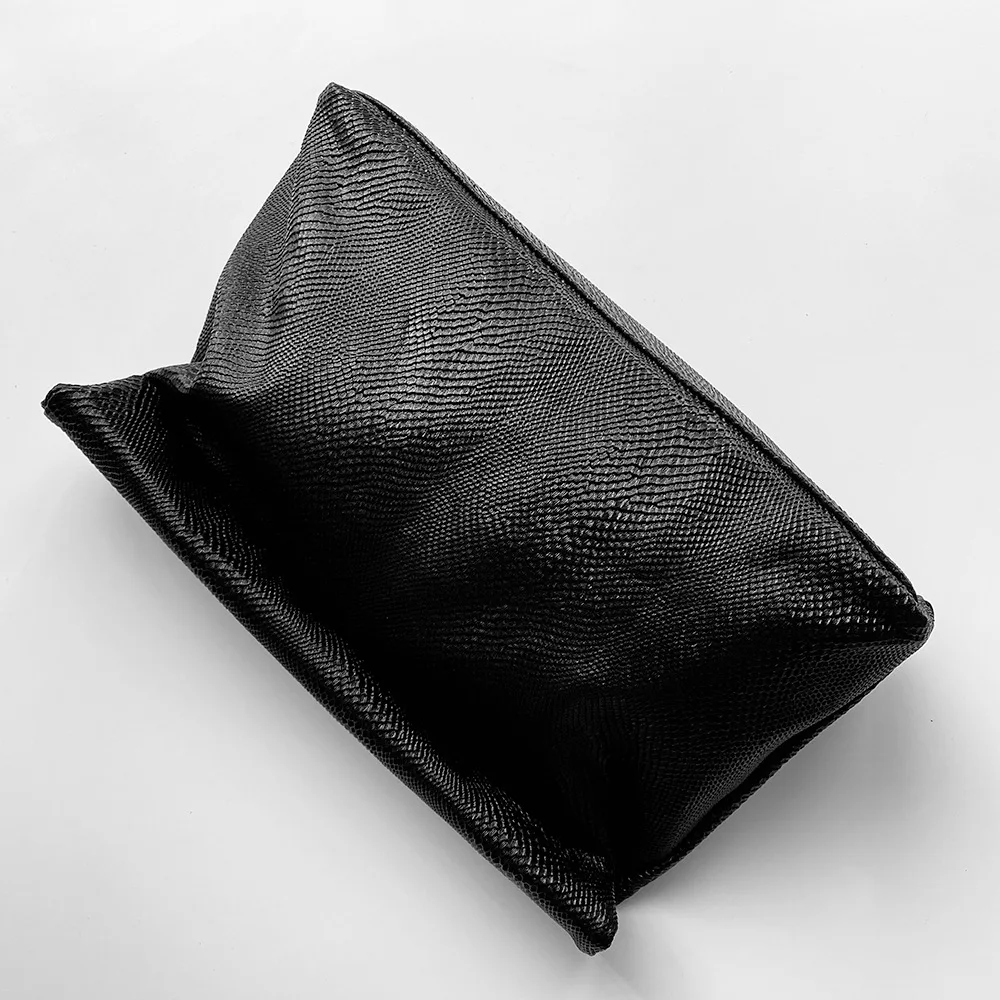 Rolled Edges Women Genuine Leather Colorful Checked Clutch Bag For Women 2023 Luxury Designer Brand Bags