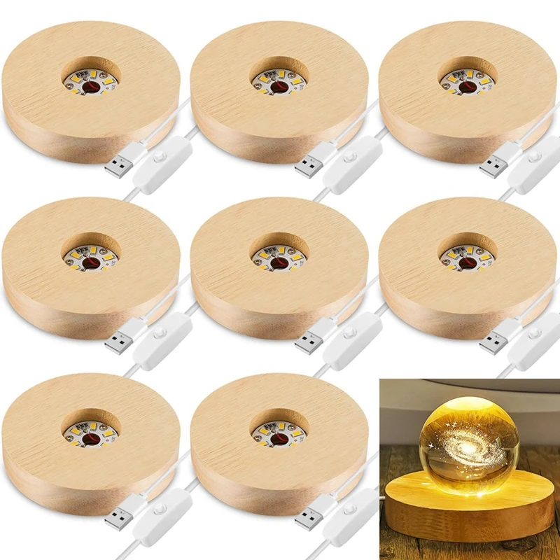 8-częściowy деревянный комплект основания светодиодного дисплея Комплект с