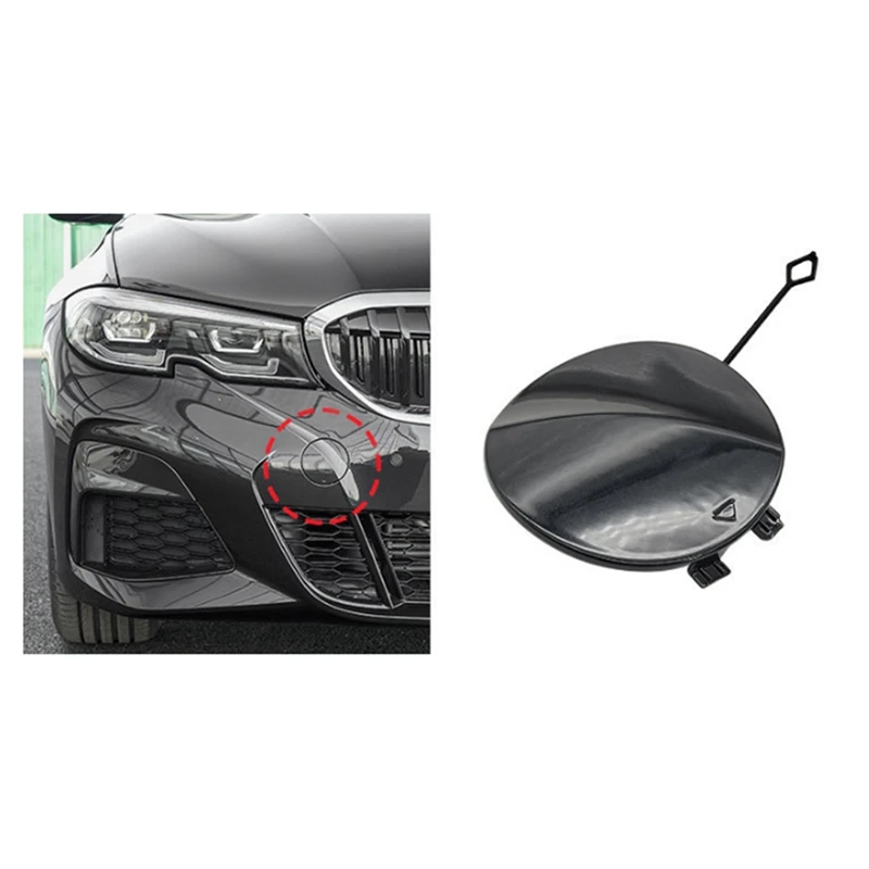 Автомобильный передний бампер с крючком крышка окрашенной крышкой 51119448801 для BMW 3