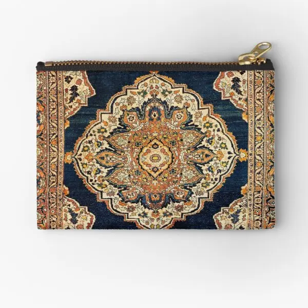 

Tabriz Azerbaijan Northwest Persian Rug Zipper Pouches Packaging Wallet Socks Bag Small Pocket Underwear Key Coin Women
